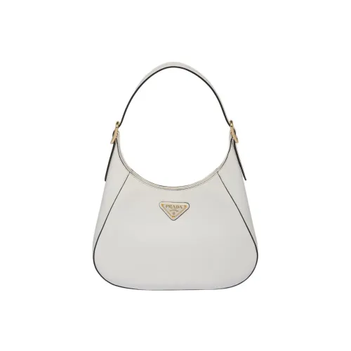 PRADA Leather Handbag, Shoulder Bag Women's White