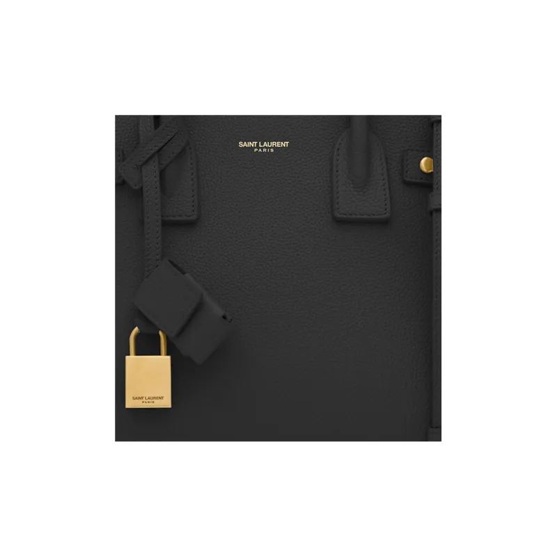 SAINT LAURENT SAC DE JOUR Calfskin Shoulder Bag, Crossbody Bag, Handbag Women's Black-5