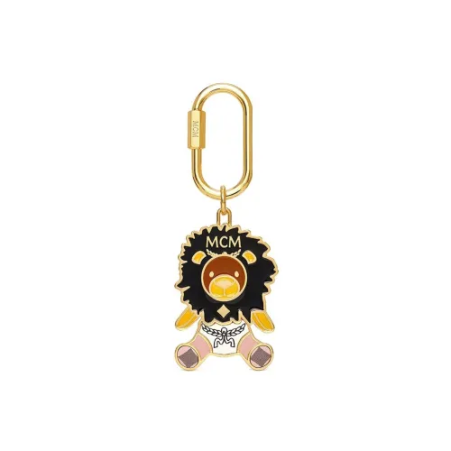 MCM Keychains Women's Gold