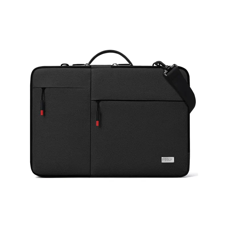 GOLF Oxford Laptop Bag Medium Size Men's Dark Gray/Light Gray-0