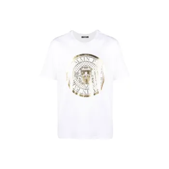 BALMAIN T Shirts Men White