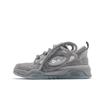 Ocai 001 RETRO Skateboard Shoes Unisex Suede Gray