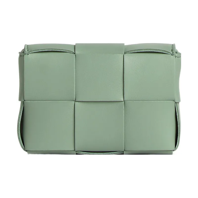 Bottega Veneta Candy Cassette Crossbody Bag Mini Intreccio New Sauge-1