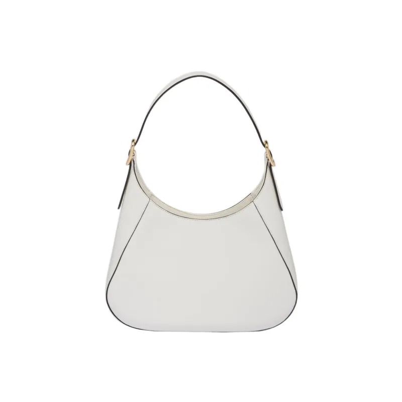 PRADA Leather Handbag, Shoulder Bag Women's White-1