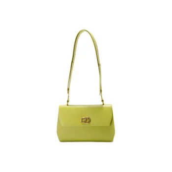 GXFMOD Cow Leather Small Square Bag Underarm Shoulder Bag Medium Size Women's Multicolor