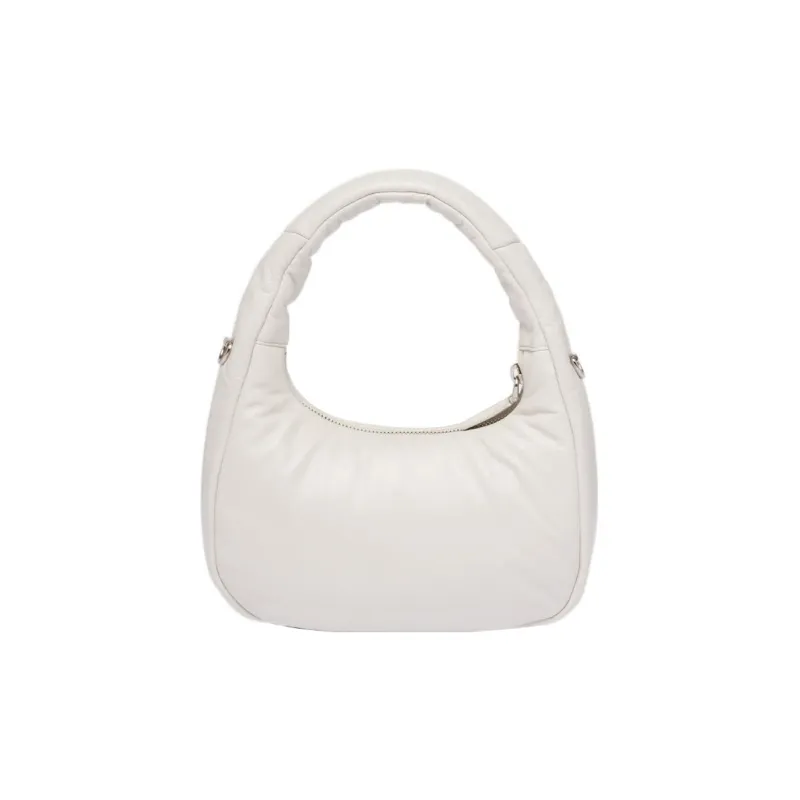 PRADA Soft Padded Nappa Leather Mini Bag White-1