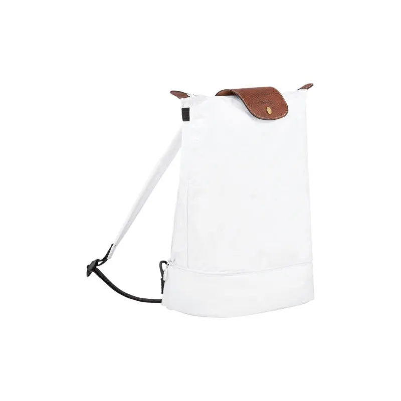 LONGCHAMP D'HEYGERE Collaboration Polyester Shoulder Bag Backpack Women's White-1