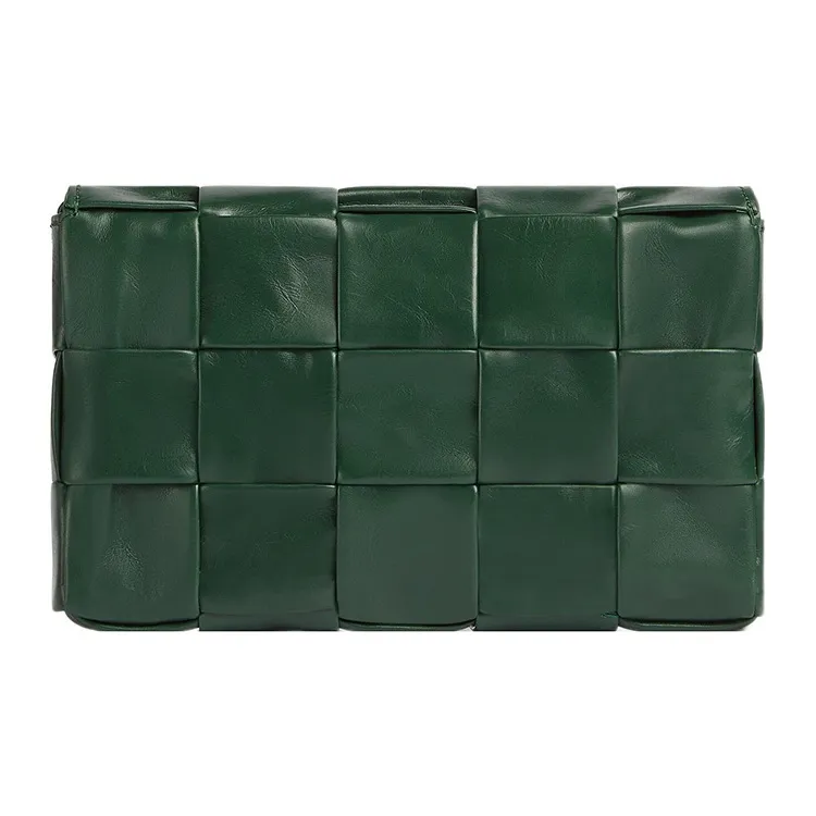 Bottega Veneta CASSETTE Cow Leather Shoulder Bag, Crossbody Bag Trumpets Men's Rain Tree Green-2