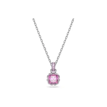 Swarovski Birthstone Necklaces Women's Purple