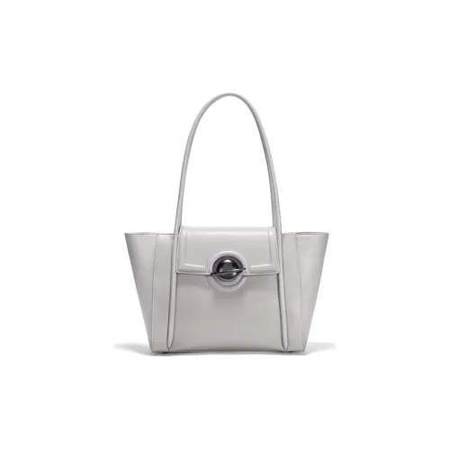 JELLYTOYBOY Cow Leather Harley Bag Tote Bag Shopping Bag Tote Bag Shoulder Bag Women's Black/Greige