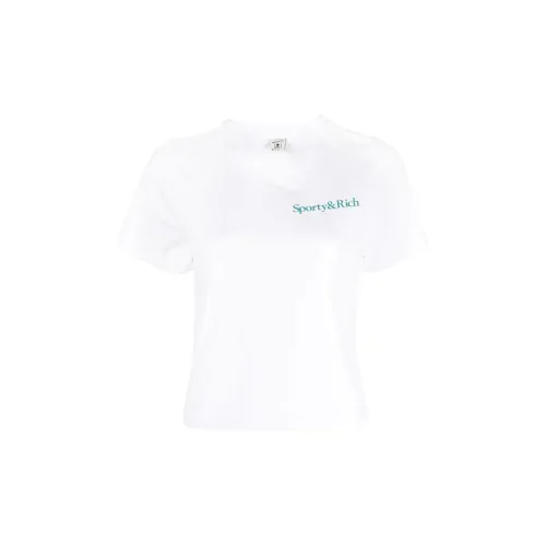 SPORTY & RICH T-Shirts Women's White