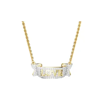Swarovski Volta Gold Tone Plated Necklaces Women's
