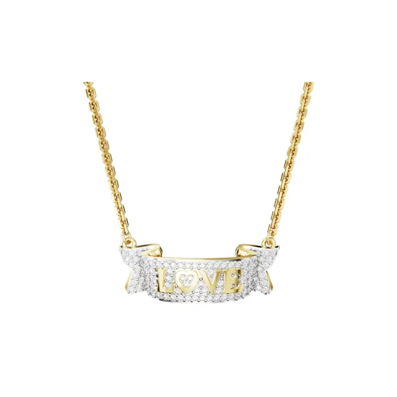 Swarovski Volta Gold Tone Plated Necklaces Women's-0