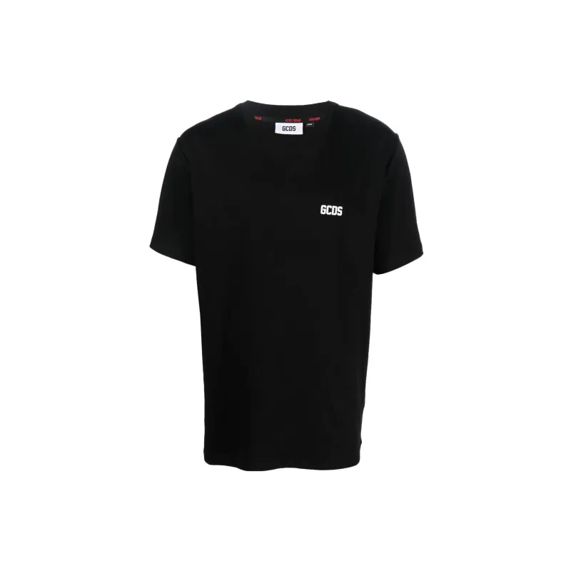 GCDS Logo print Detail T shirt-0