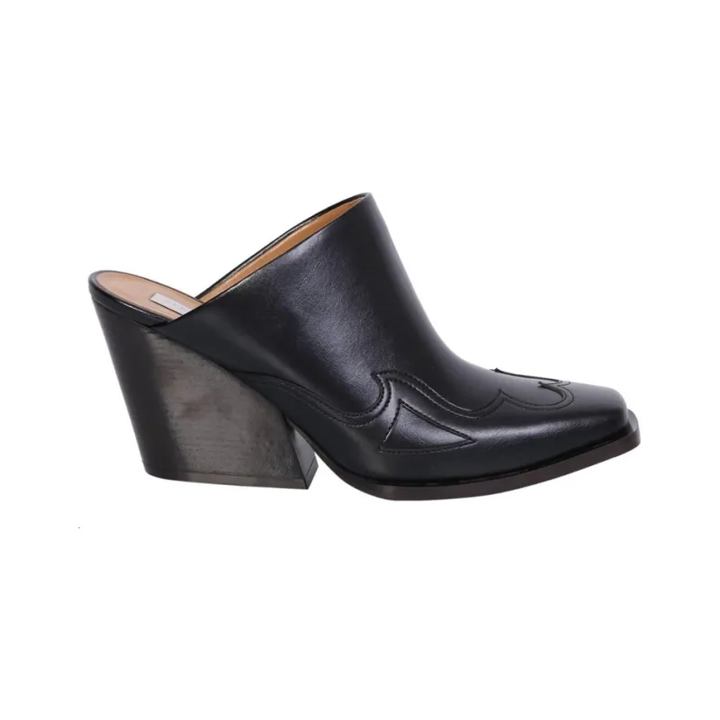 Stella McCartney Square Toe Slip On Mules Women's-1
