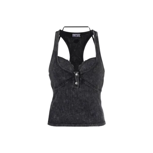 DIESEL Tank Tops Women's Black