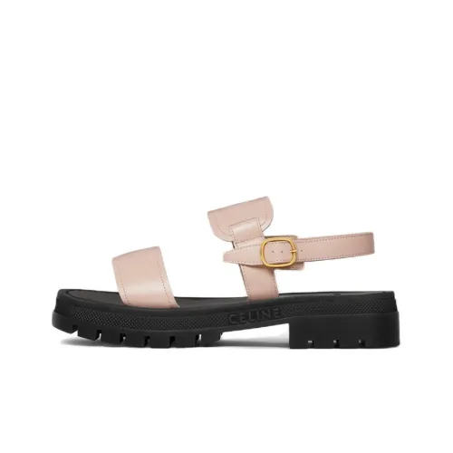 CELINE Triomphe Slide Sandals Women's