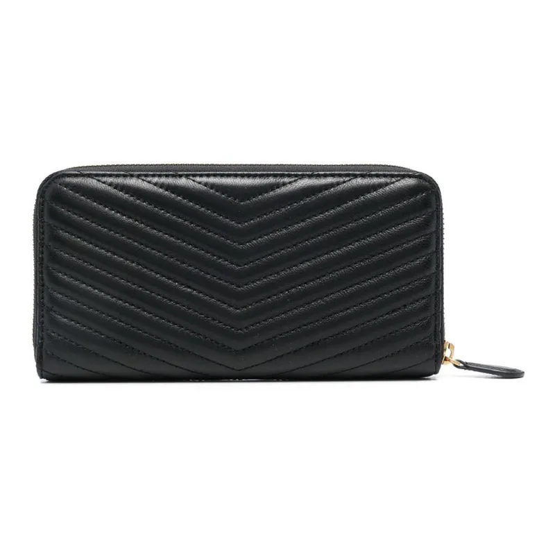 PINKO Calfskin Wallet Women's Black-1