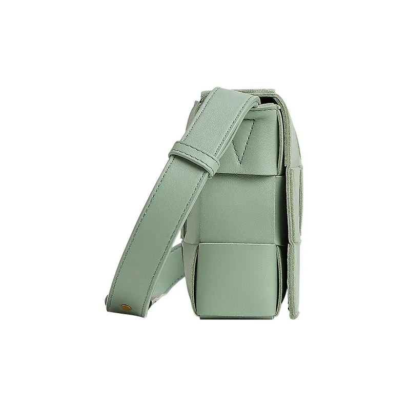 Bottega Veneta Cassette Intreccio Crossbody Bag New Sauge-1