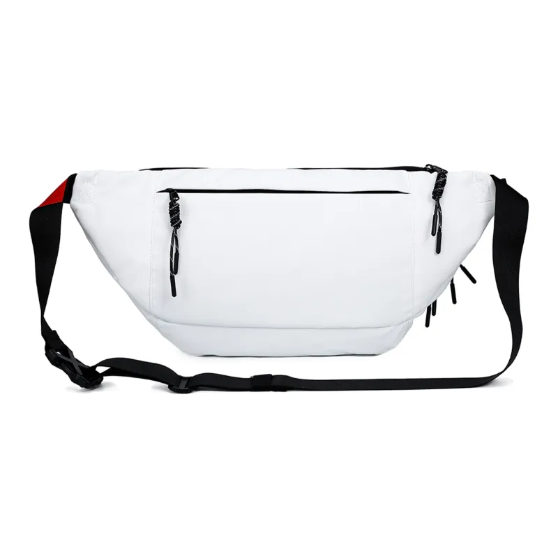 Slazenger PU With Polyester Shoulder Bag Sling Bag Crossbody Bag Regular Unisex White-4