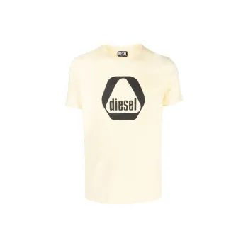 DIESEL T Shirts Men Yellow