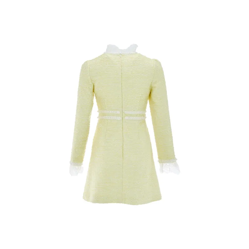 Marie Elie Long-Sleeved Dresses Women's Yellow-1