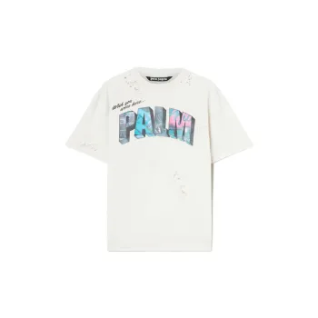 PALM ANGELS Palm Sign Print T shirt