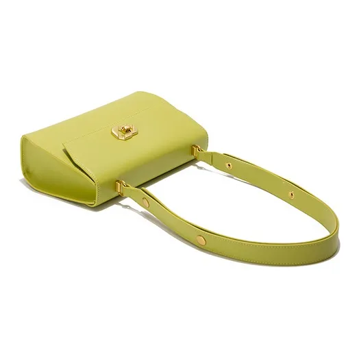 GXFMOD Cow Leather Small Square Bag Underarm Shoulder Bag Medium Size Women's Multicolor-3