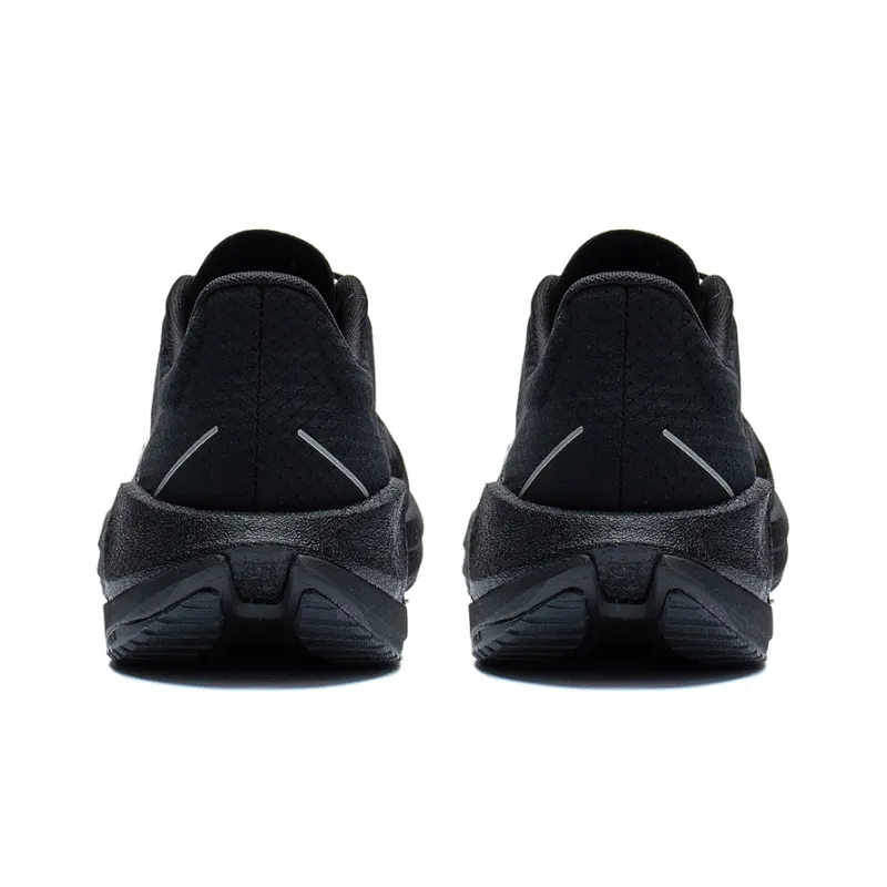 LiNing Super Light 20 Abrasion Resistant Breathable Low Top Running Shoes Men's Pure Black-3