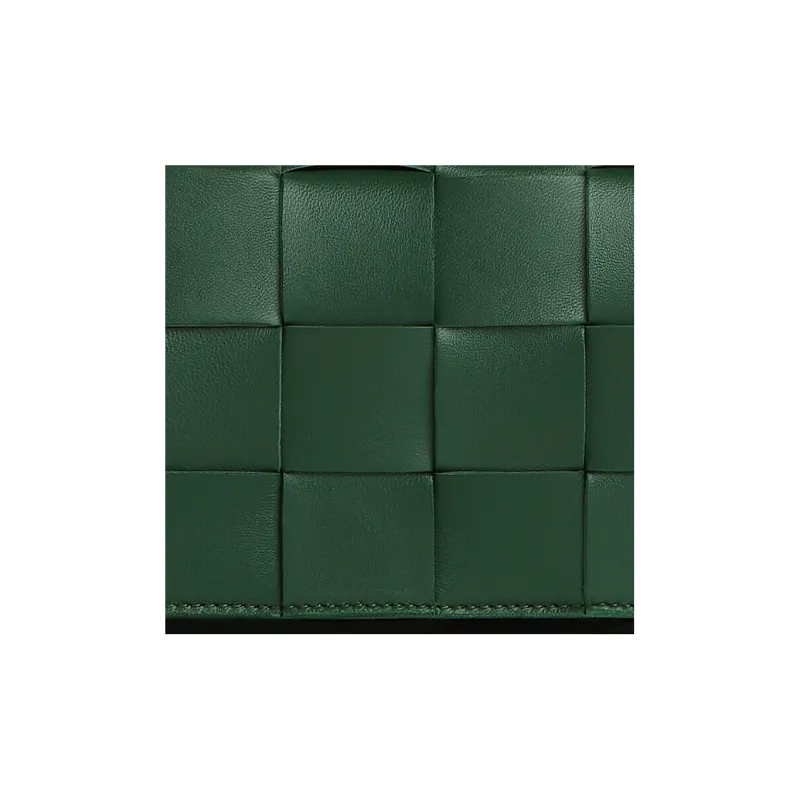 Bottega Veneta CASSETTE Lambskin Pillow Bag, Shoulder Bag, Crossbody Bag Trumpets Women's Rain Tree Green-4