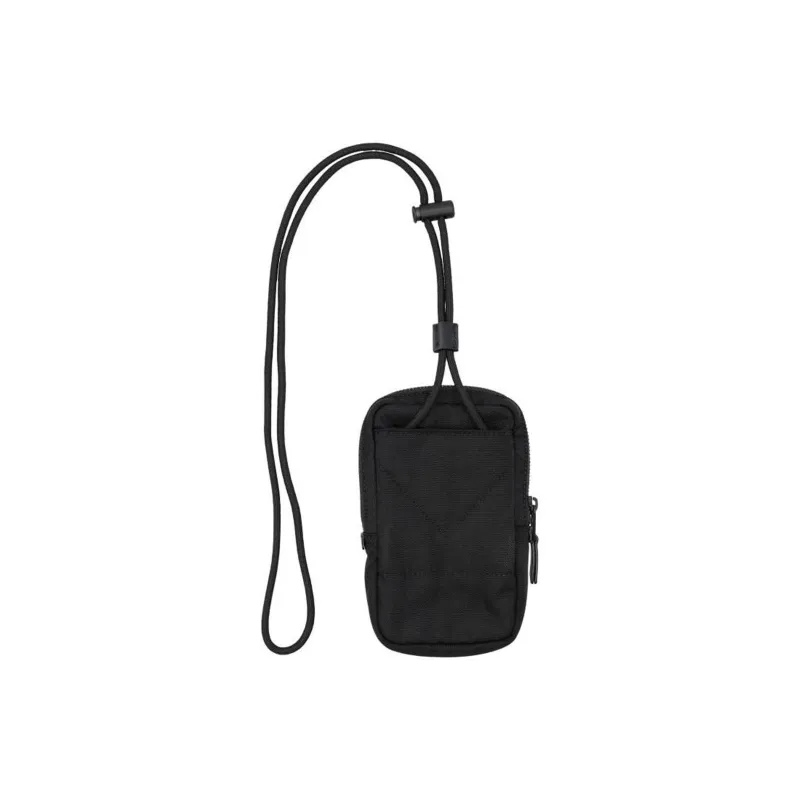 KENZO Nylon One Shoulder Crossbody Cell Phone Pouch Men's Black-3