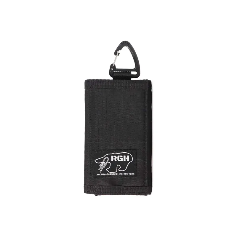 Rough Enough Coin Purse Card Holder Wallet Small Size Unisex Black-1