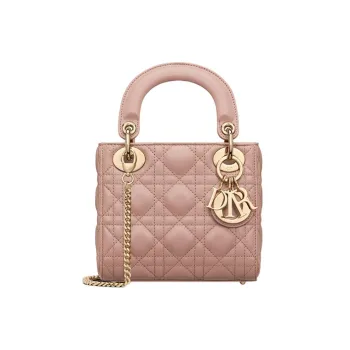 DIOR Lady Dior Sheepskin Shoulder Bag, Crossbody Bag, Handbag Mini Women's Crimson