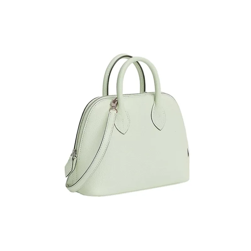 HERMES Bolide Mysore Goat Skin Bowling Bag Handbag Shoulder Bag Crossbody Bag Regular Women's 0S Vert Fizz Bubble Green-1
