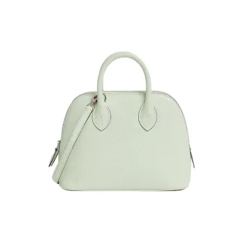 HERMES Bolide Mysore Goat Skin Bowling Bag Handbag Shoulder Bag Crossbody Bag Regular Women's 0S Vert Fizz Bubble Green