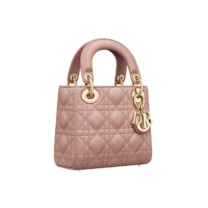 DIOR Lady Dior Sheepskin Shoulder Bag, Crossbody Bag, Handbag Mini Women's Crimson-1