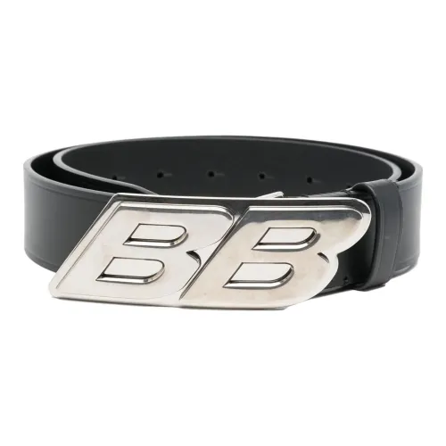 Balenciaga Bb Logo Buckle Belt
