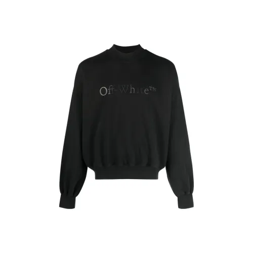 OFF-WHITE Bookish Laund Boxy Crewneck 