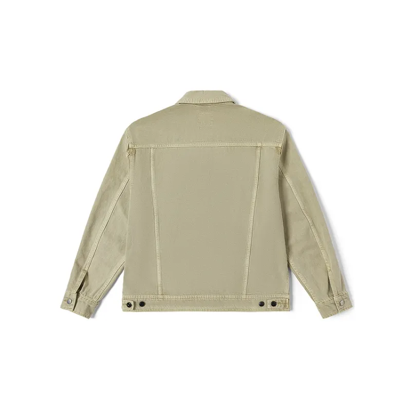 Lee SS23 Denim Jacket Spring Fall Men's Light Khaki-1