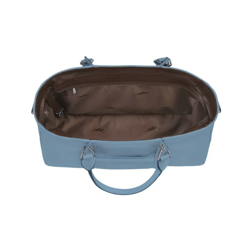 LONGCHAMP 3D Cow Leather With Sheepskin Trim Shoulder Bag Crossbody Bag Handbag Medium Size Women's Dark Gray-3
