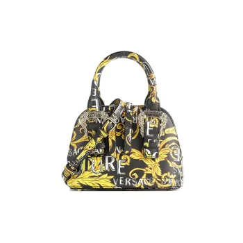 VERSACE JEANS COUTURE Polyester Shoulder Bag, Crossbody Bag, Handbag Women's Black