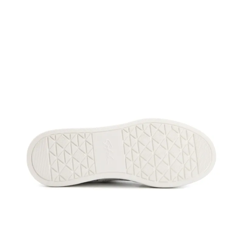 Satchi Low Top Stylish Skateboarding Shoes Men's White-5