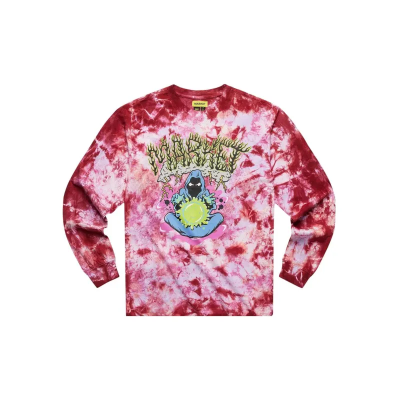 Market Smiley Grim Reaper Long Sleeve Tee-0