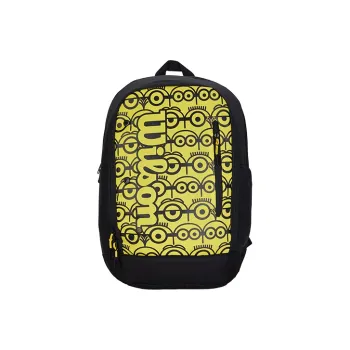 Wilson Minions, Collaboration Polyester Backpack Large Size Unisex Yellow