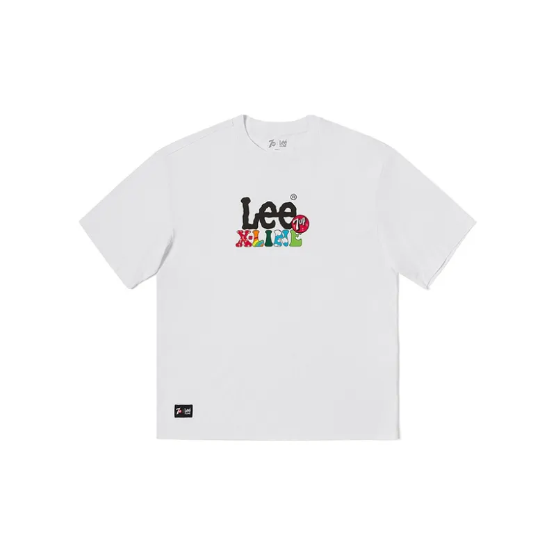 Lee T Shirts Men White-0