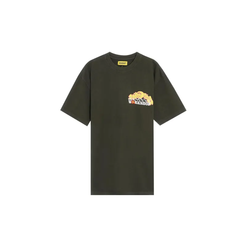 Market Random Workshop Tee 'Charcoal'-0