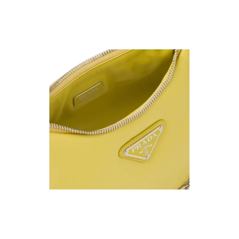 PRADA Re Edition Nappa Leather Crossbody Bag Shoulder Bag Women's Pomelo Green-4