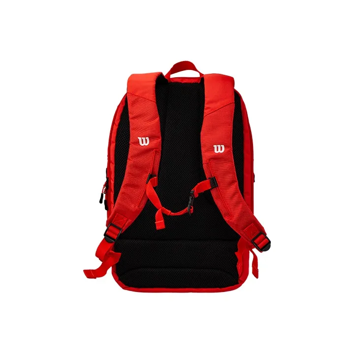 Wilson Polyester Backpack Large Size Unisex Red-2