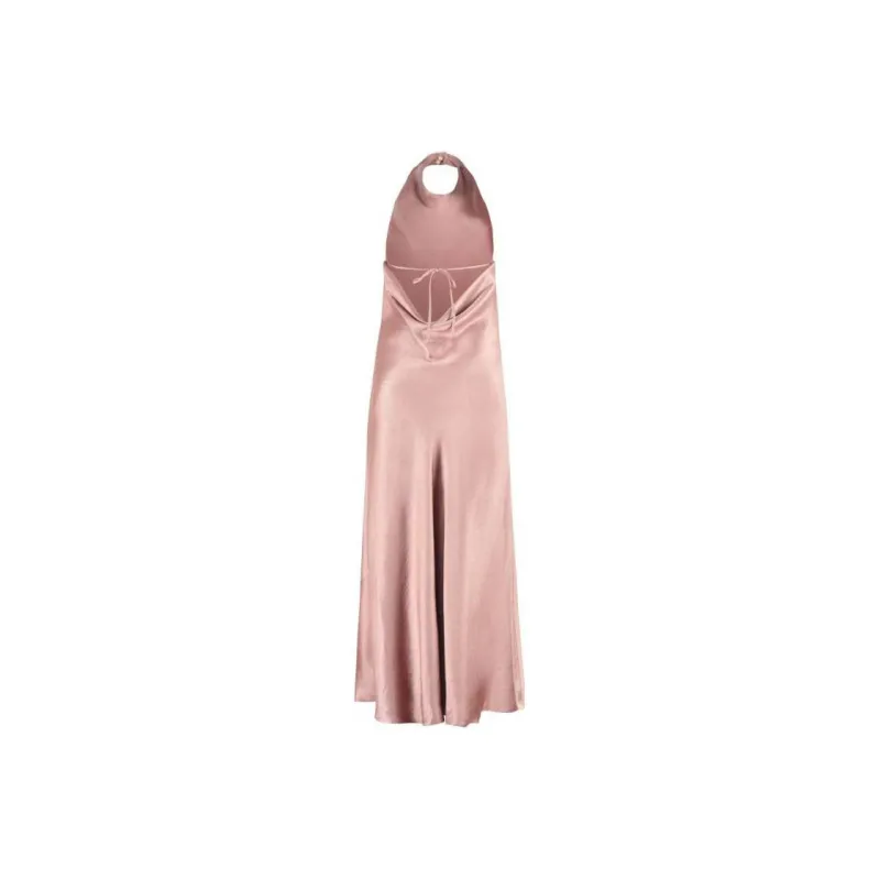 VINCE Halterneck Midi Dress-1