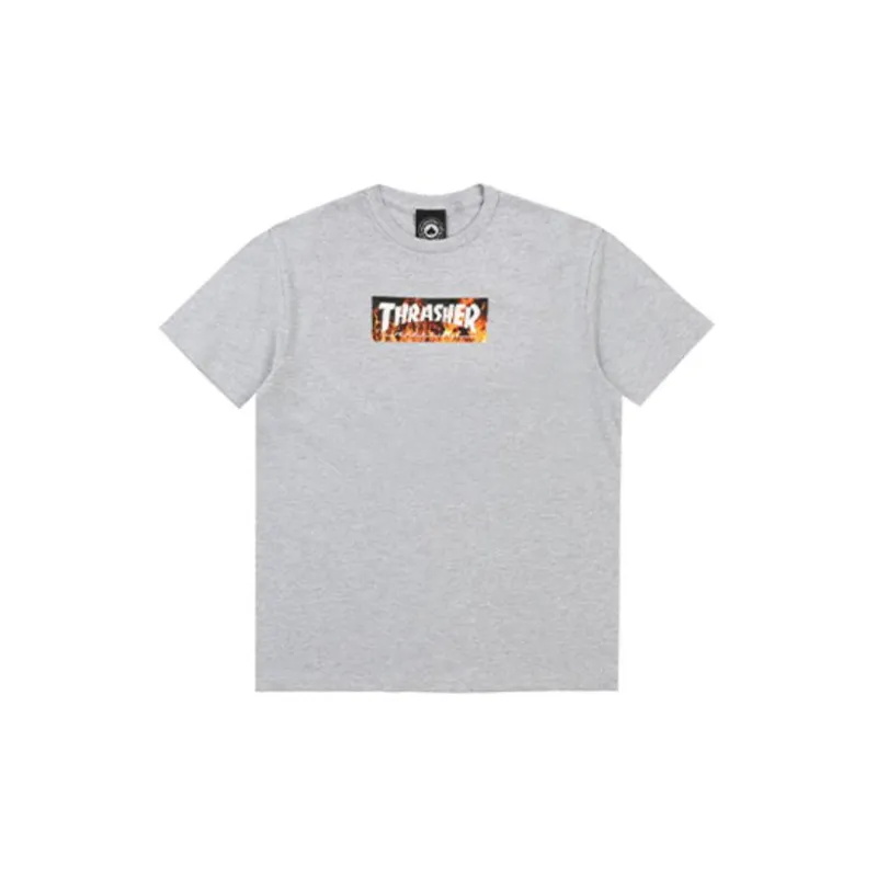 Thrasher T-Shirts Unisex Gray-0